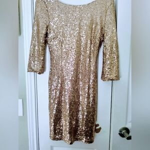Rose gold dress